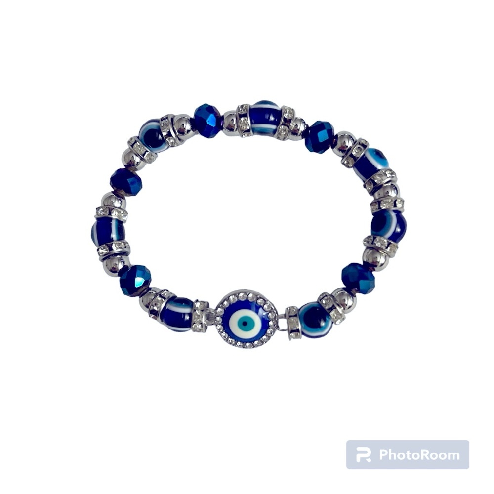 Turkish evil eye elastic bracelet / brazalete elastico de proteccion ojo turco